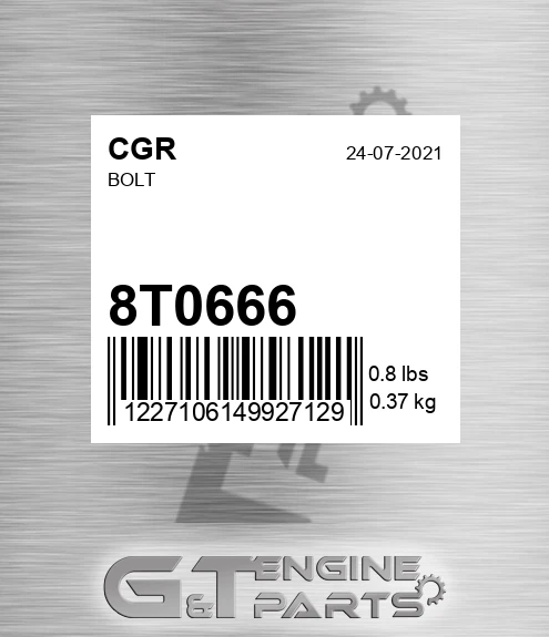 8T0666 Bolt