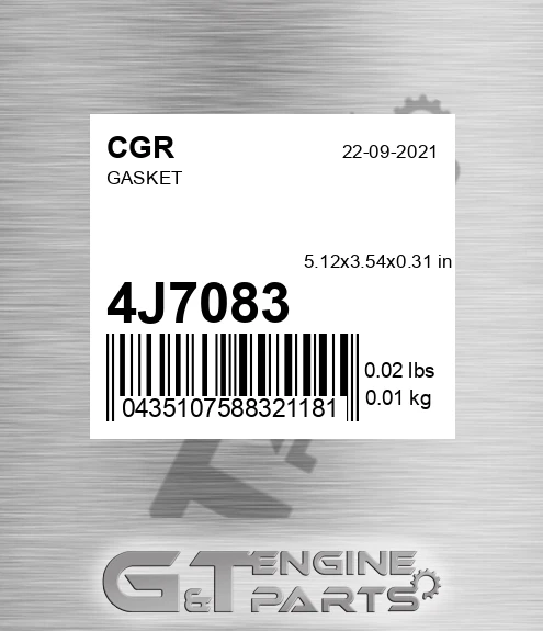 4J7083 Gasket
