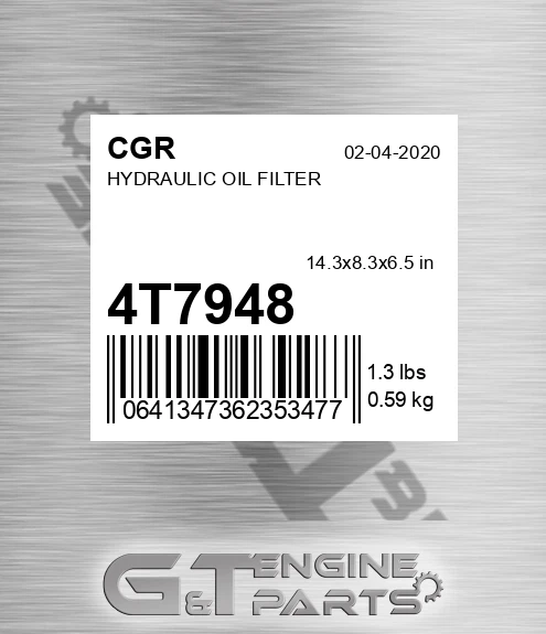 4T7948 Hydraulic Oil Filter