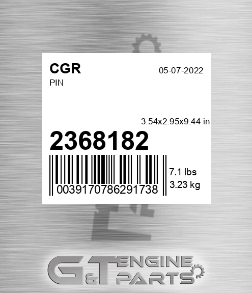 2368182 CGR Pin
