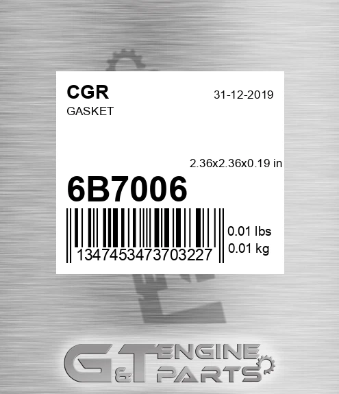 6B7006 CGR Gasket