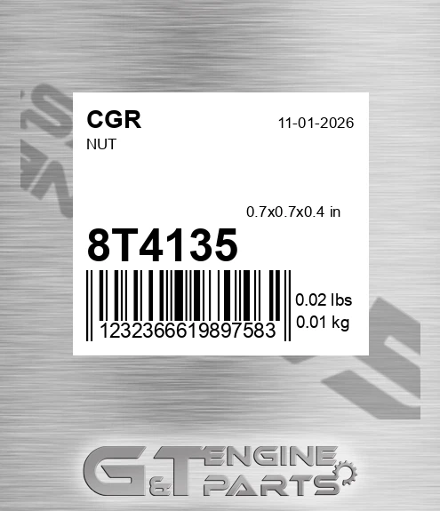 8T4135 CGR Nut