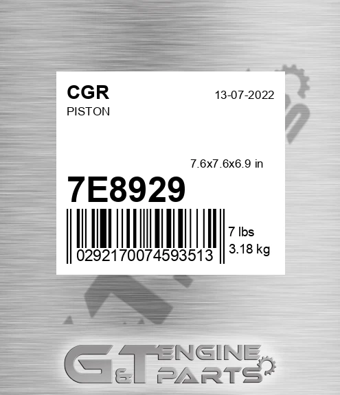 7E8929 CGR Piston