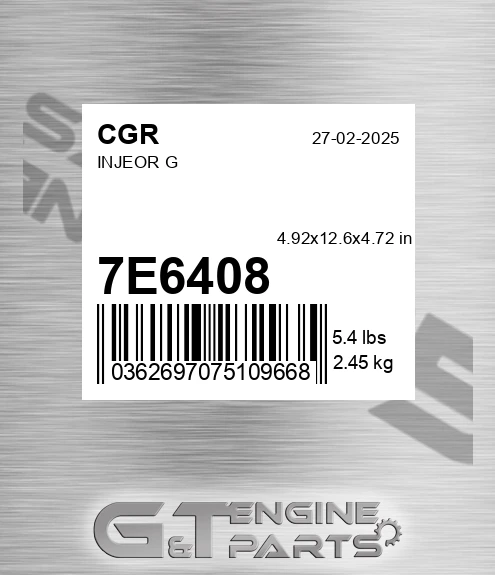 7E6408 Injeor G