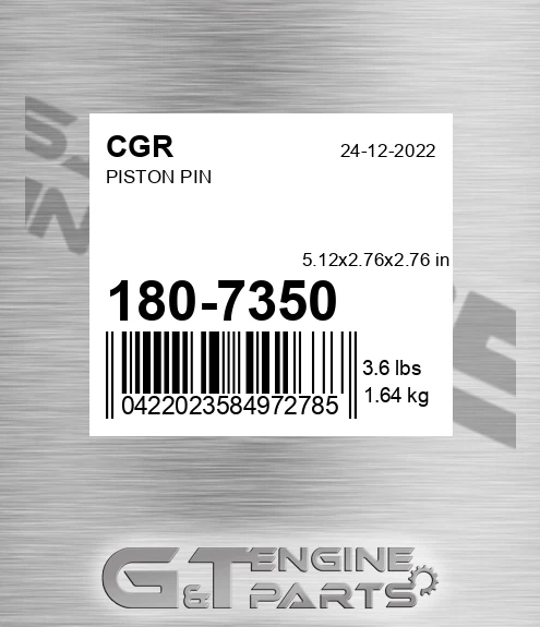 180-7350 CGR Piston Pin