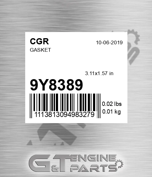 9Y8389 CGR Gasket