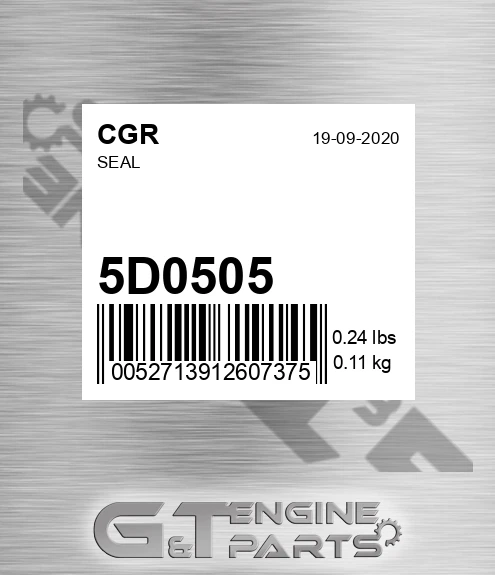 5D0505 CGR Seal