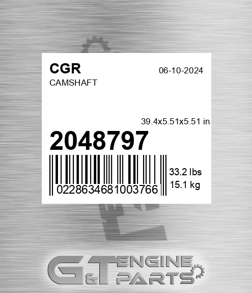 2048797 Camshaft