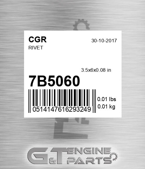7B5060 CGR Rivet