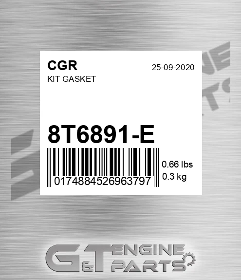 8T6891-E Kit Gasket