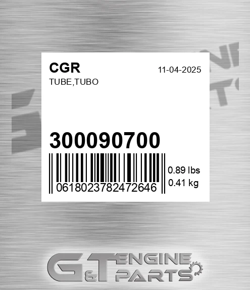 300090700 CGR Tube,tubo