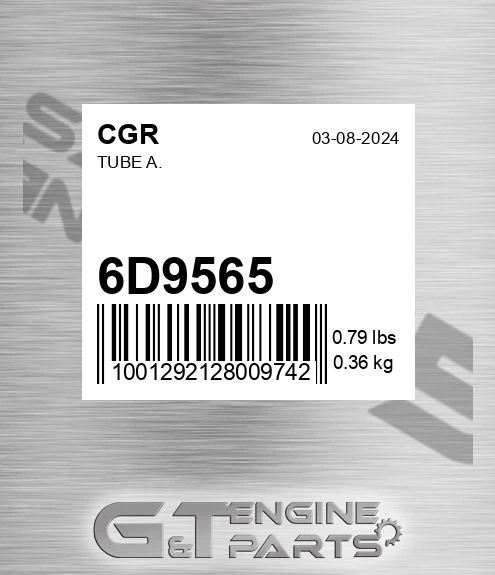 6D9565 Tube A.
