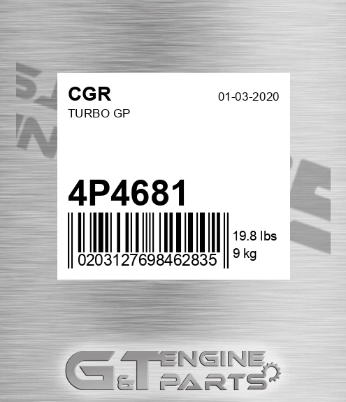 4P4681 CGR Turbo Gp