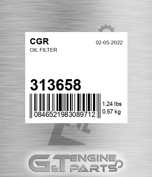313658 Oil Filter