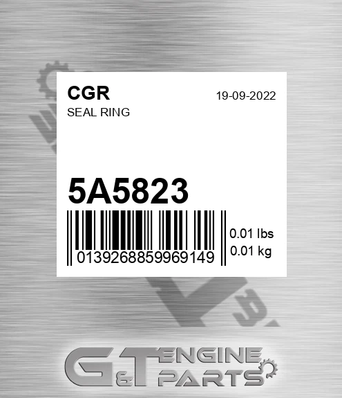 5A5823 CGR Seal Ring