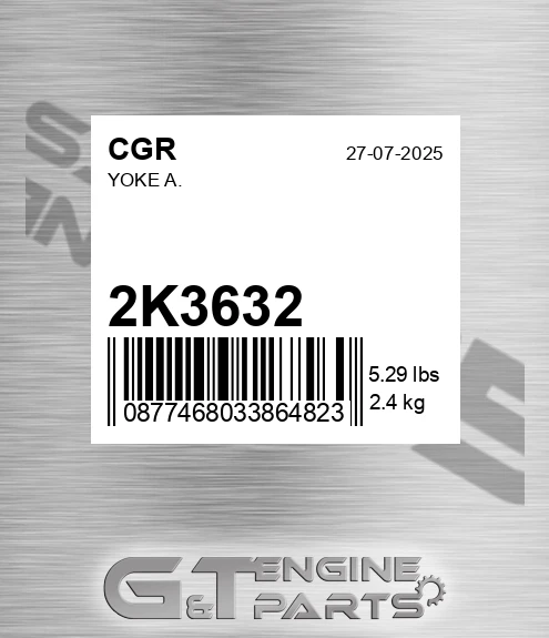 2K3632 Yoke A.