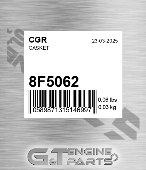 8F5062 Gasket
