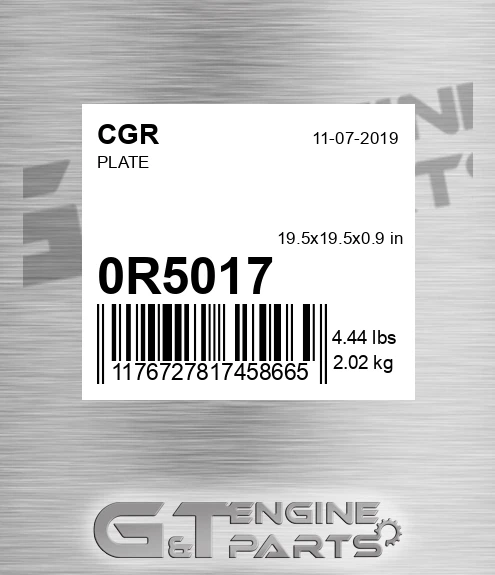 0R5017 Plate