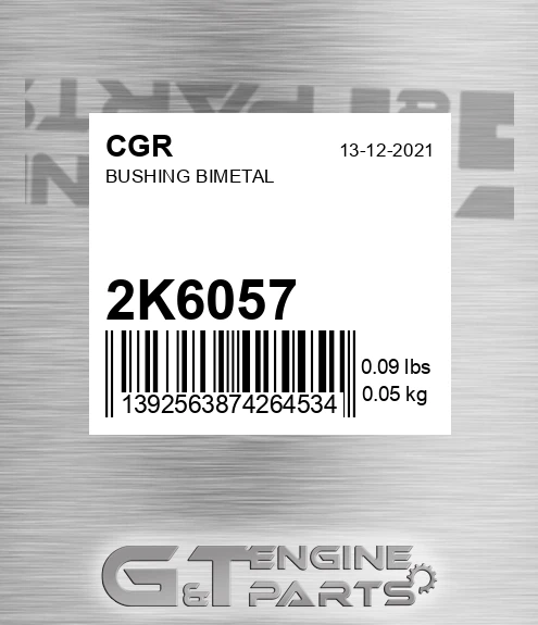 2K6057 Bushing Bimetal