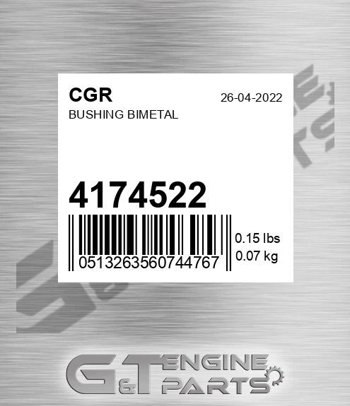 4174522 Bushing Bimetal