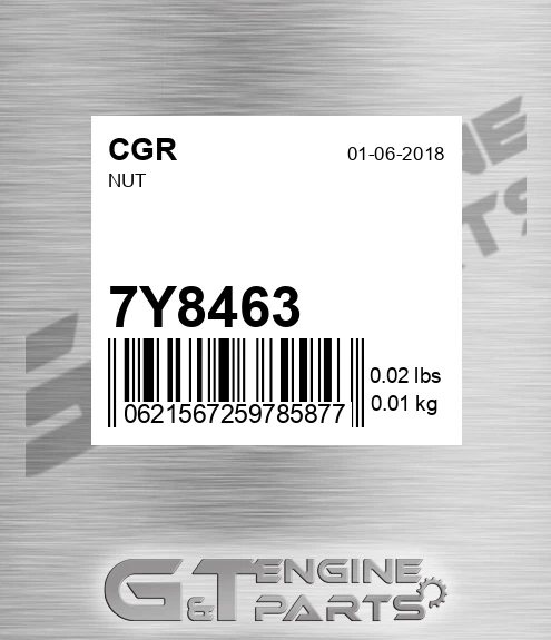 7Y8463 CGR Nut