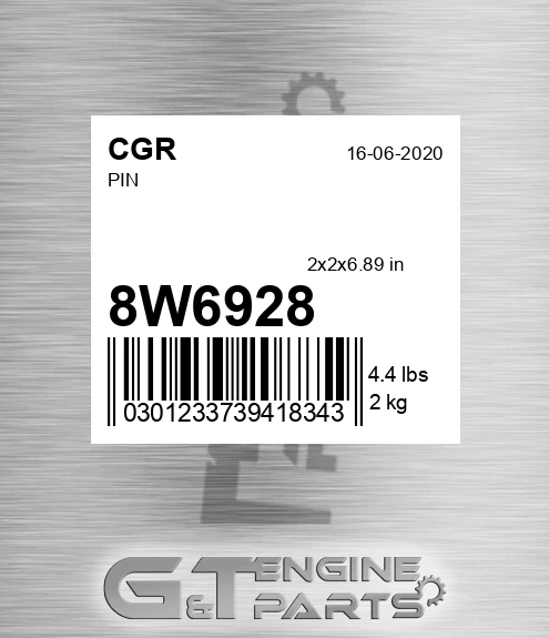 8W6928 CGR Pin