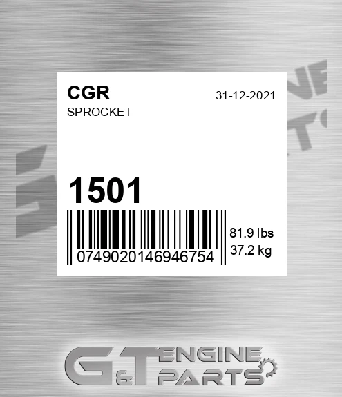 1501 CGR Sprocket