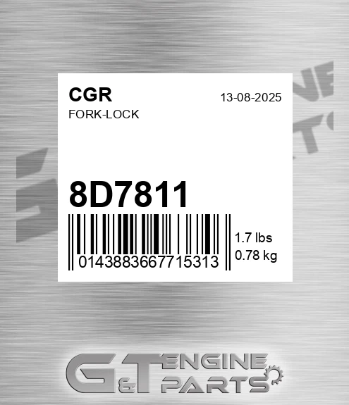 8D7811 Fork-lock