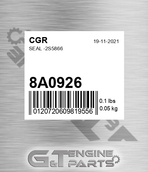 8A0926 CGR Seal -2s5866