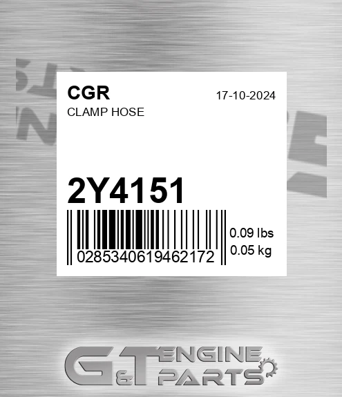 2Y4151 CGR Clamp Hose