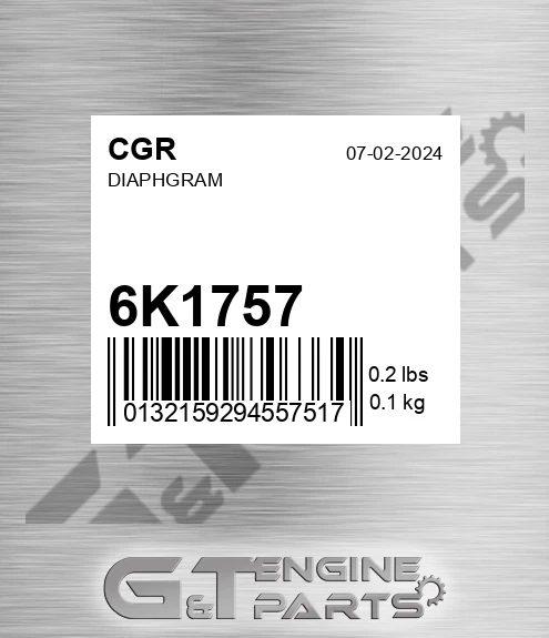 6K1757 CGR Diaphgram