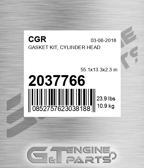 2037766 CGR Gasket Kit, Cylinder Head