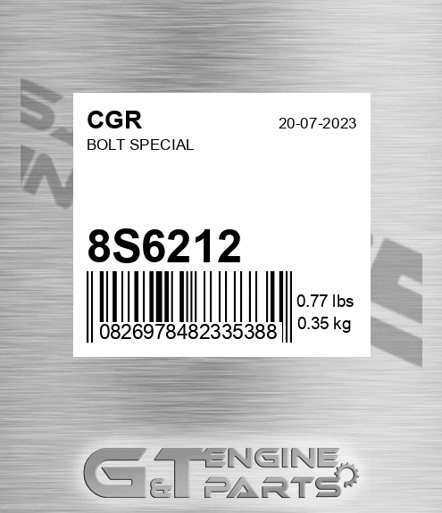 8S6212 CGR Bolt Special