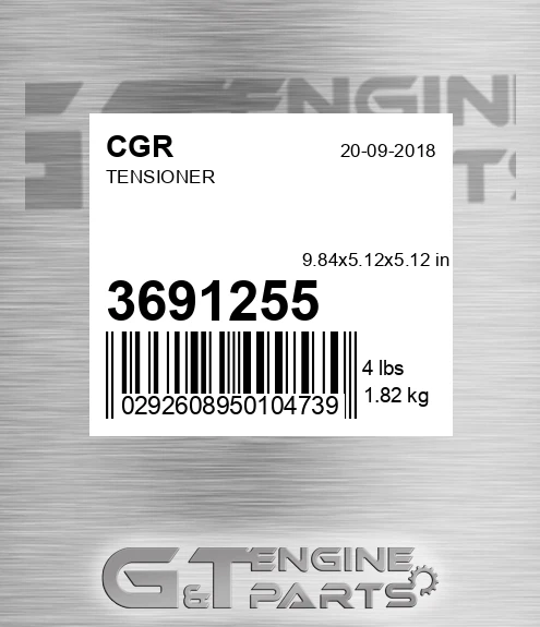 3691255 CGR Tensioner