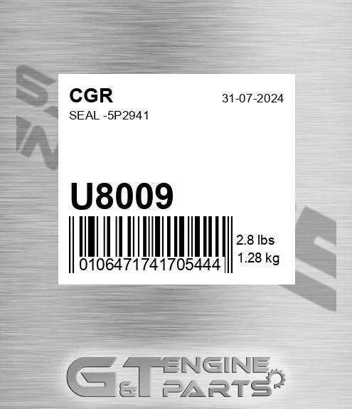 U8009 Seal -5p2941