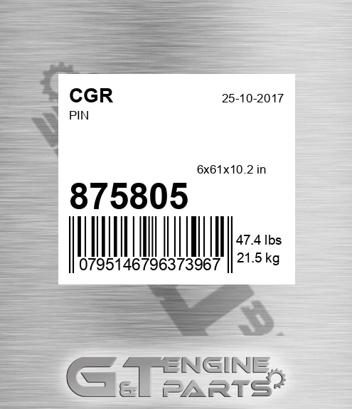 875805 CGR Pin