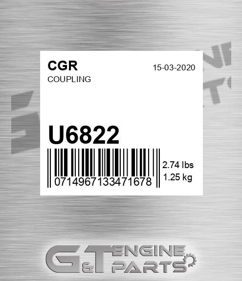 U6822 Coupling