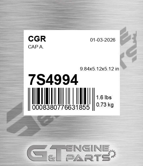7S4994 CGR Cap A.