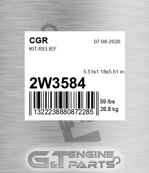 2W3584 Kit-relief