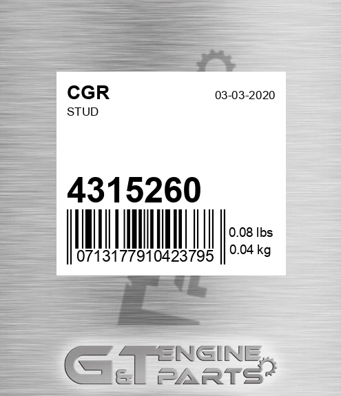 4315260 Stud