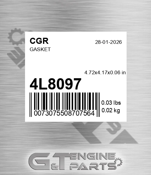 4L8097 CGR Gasket