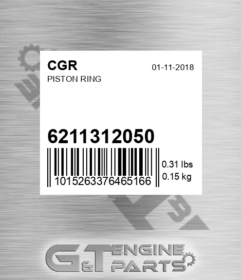 6211312050 Piston Ring