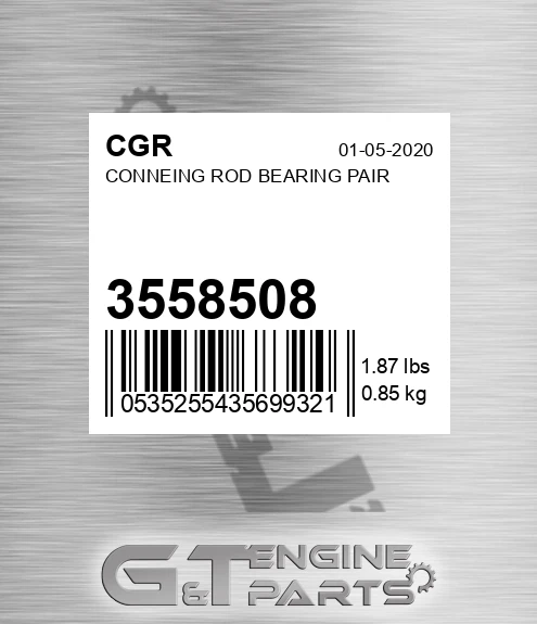 3558508 Conneing Rod Bearing Pair
