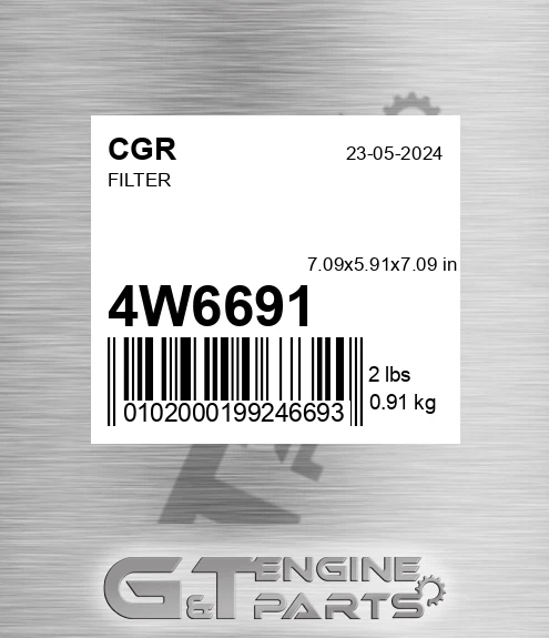 4W6691 CGR Filter
