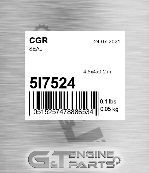 5I7524 CGR Seal
