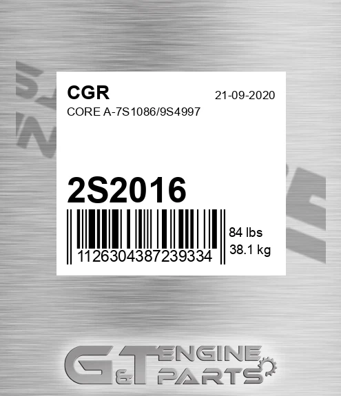 2S2016 CGR Core A-7s1086/9s4997