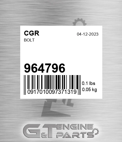 964796 Bolt
