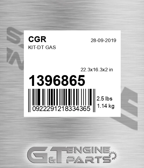 1396865 CGR Kit-dt Gas