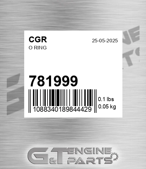 781999 O Ring