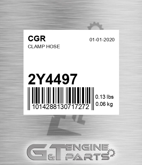 2Y4497 Clamp Hose